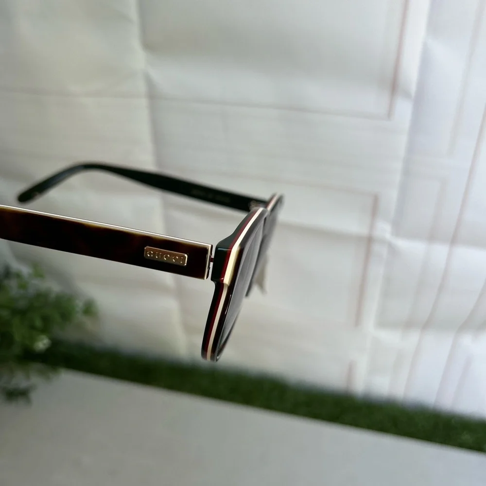 NEW GUCCI women GGO271S 002 Havana Tortoise Sunglasses 55-16-145mm NEW